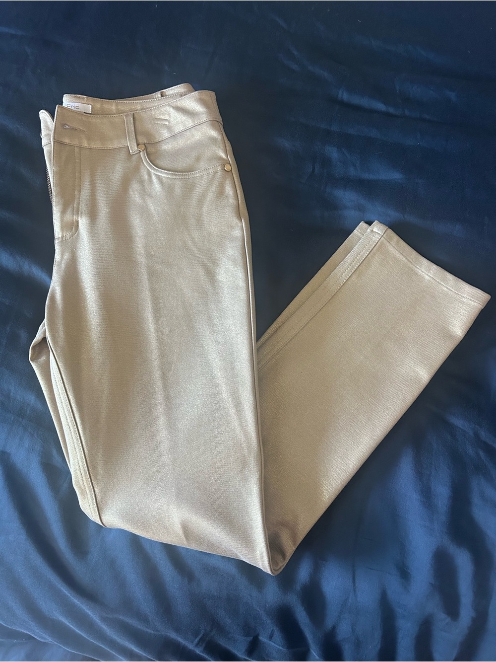 Slim Stretch Jeggings in Gold